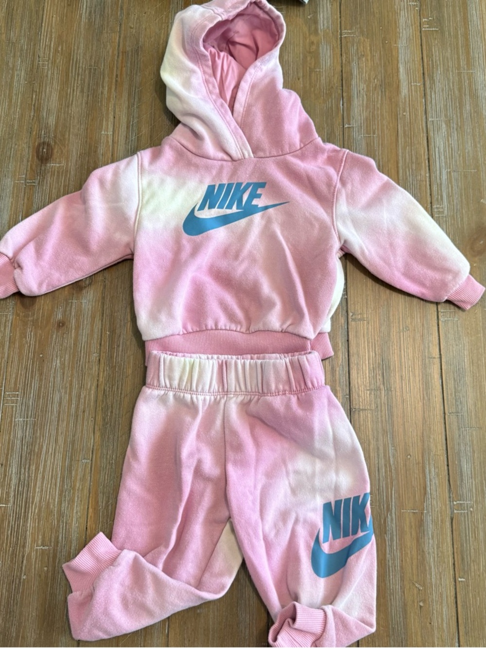 Baby girl Nike hoodie and pants set